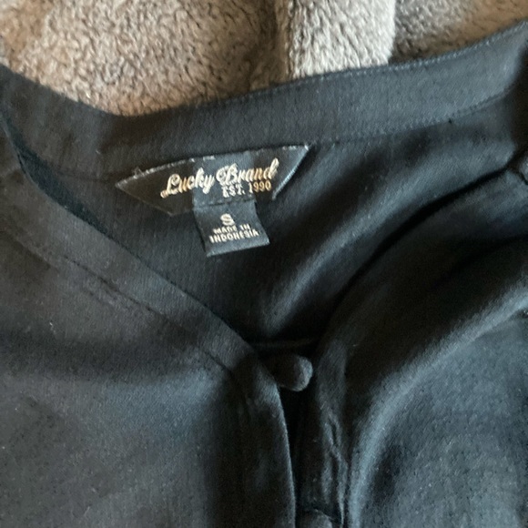Lucky brand black top - Picture 2 of 2